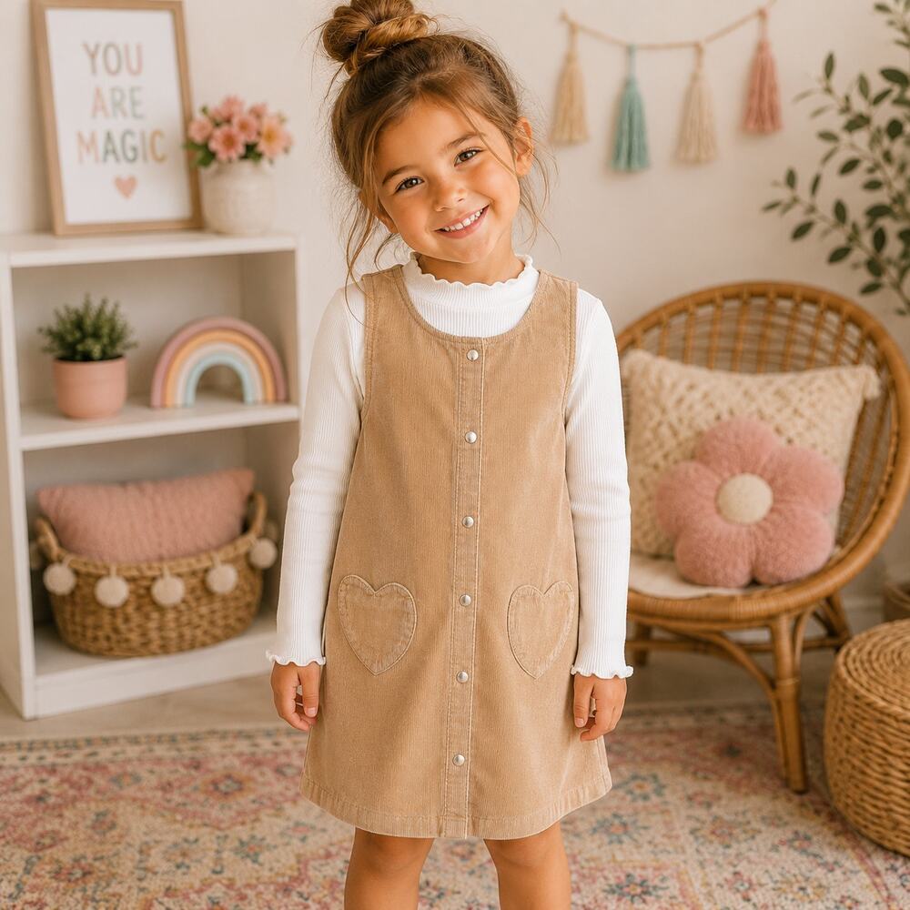 Old Navy Brown Corduroy Dress Size 6T